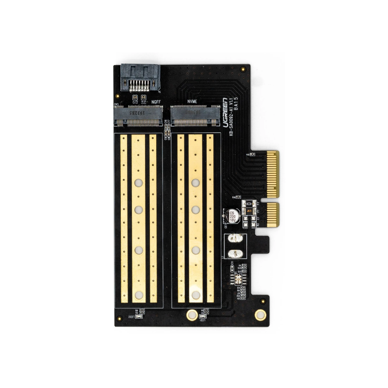 PCIe to NVMe & NGFF SSD Adapter