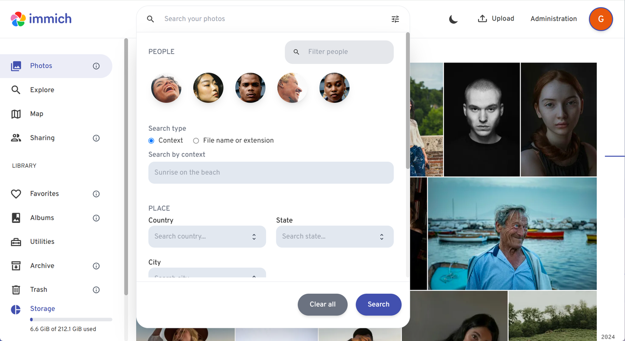how-to-search-your-photos-in-immich